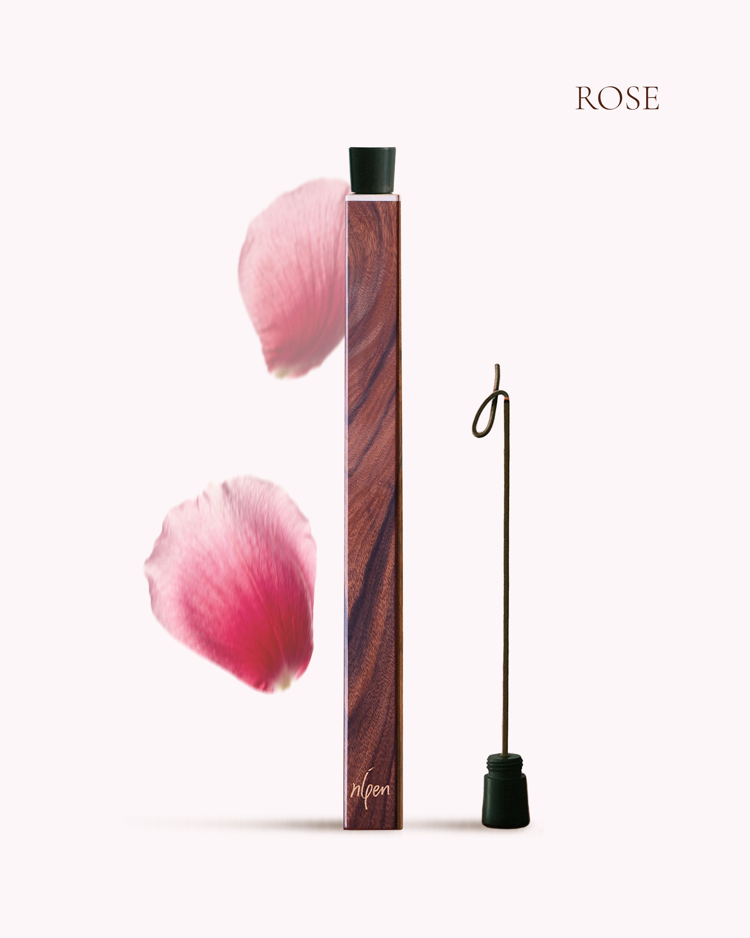 nipen Rose — 100% Natural Handcrafted Incense with Rosewood Tube