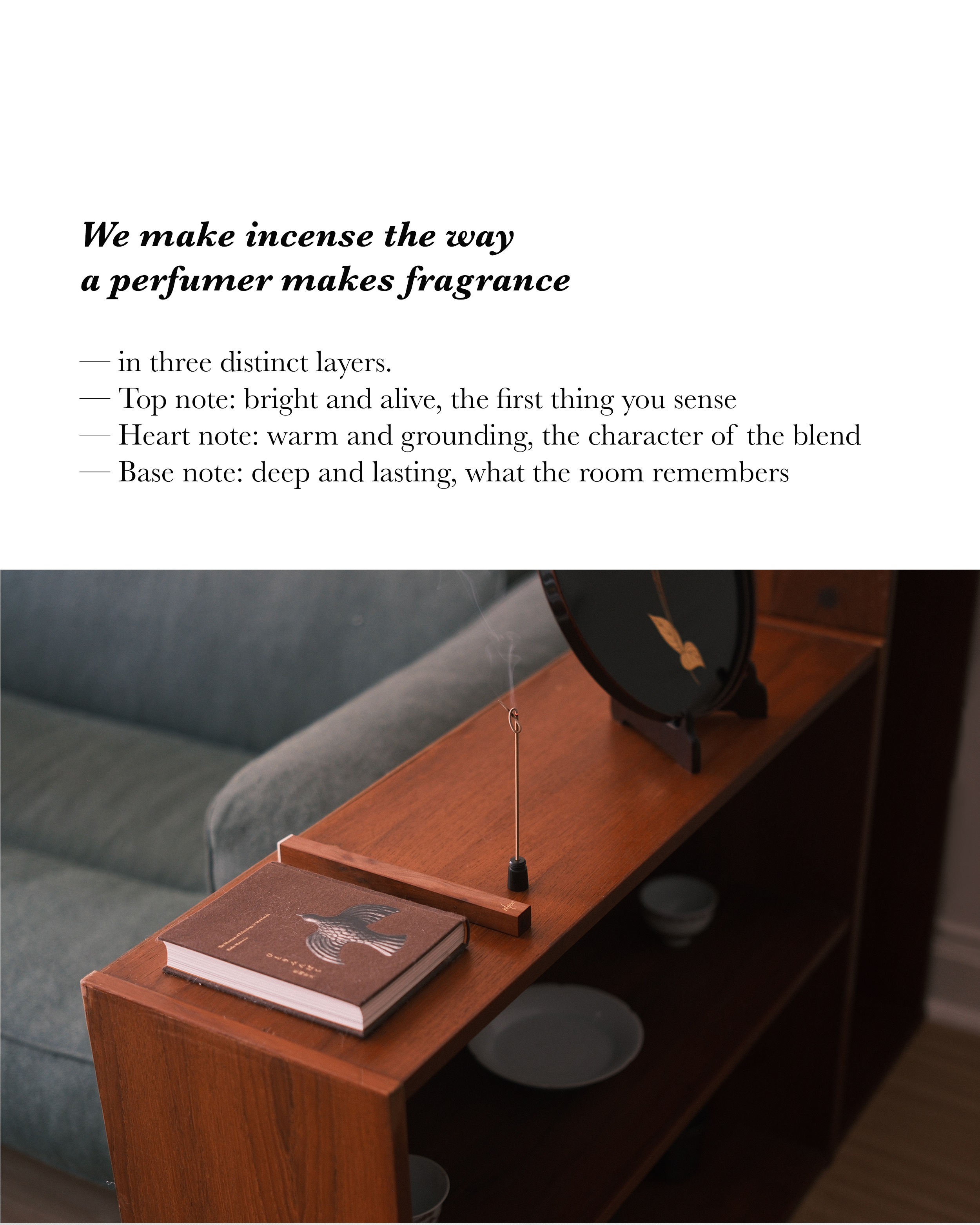 nipen Rose — 100% Natural Handcrafted Incense with Rosewood Tube